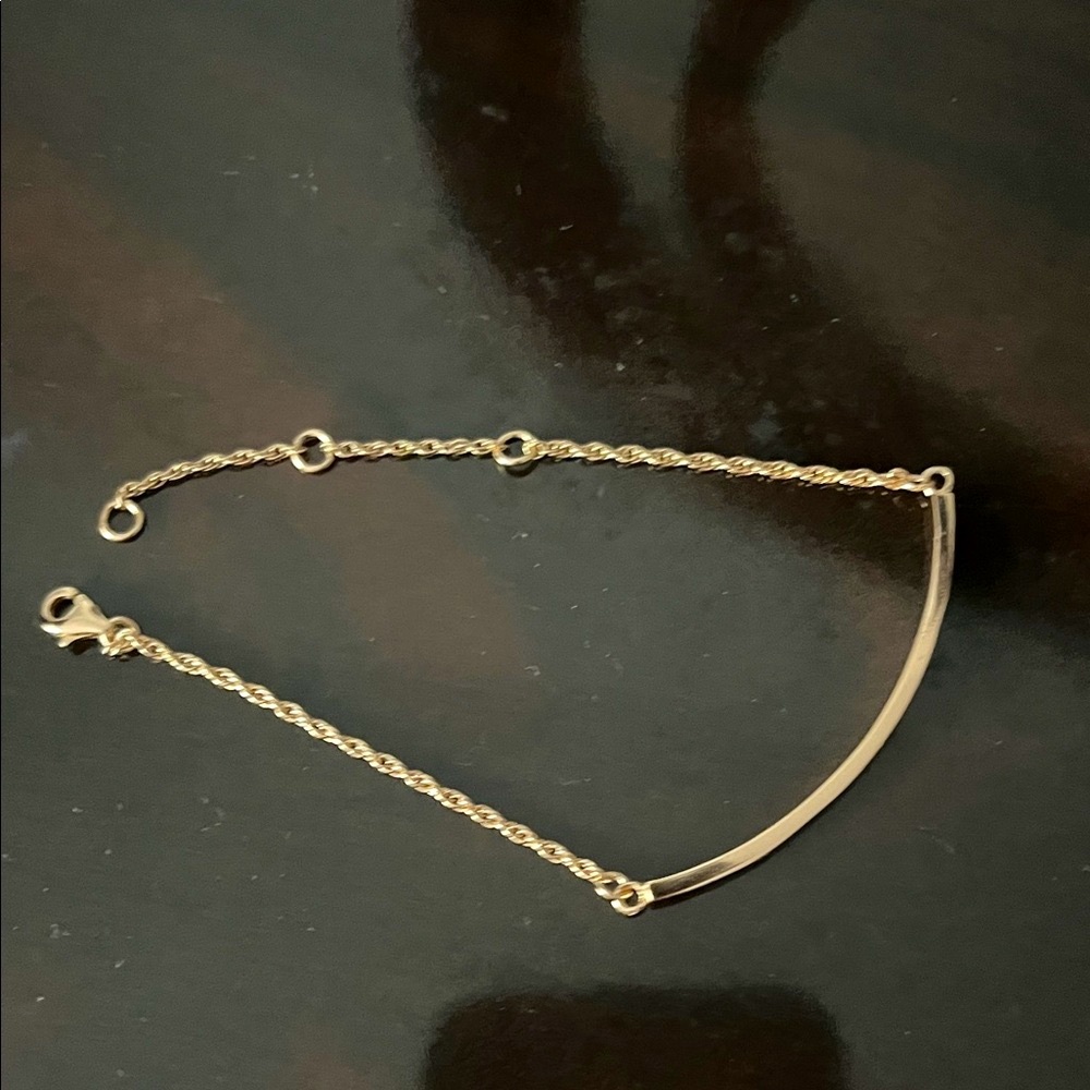 Rose Gold Tone Sterling Silver Bracelet